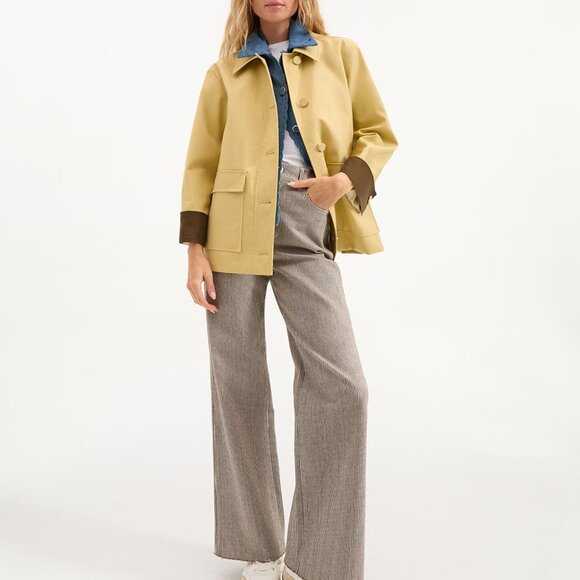 VERONICA BEARD Arlen Dickey crystal-embellished coated-cotton coat - Picture 4 of 12